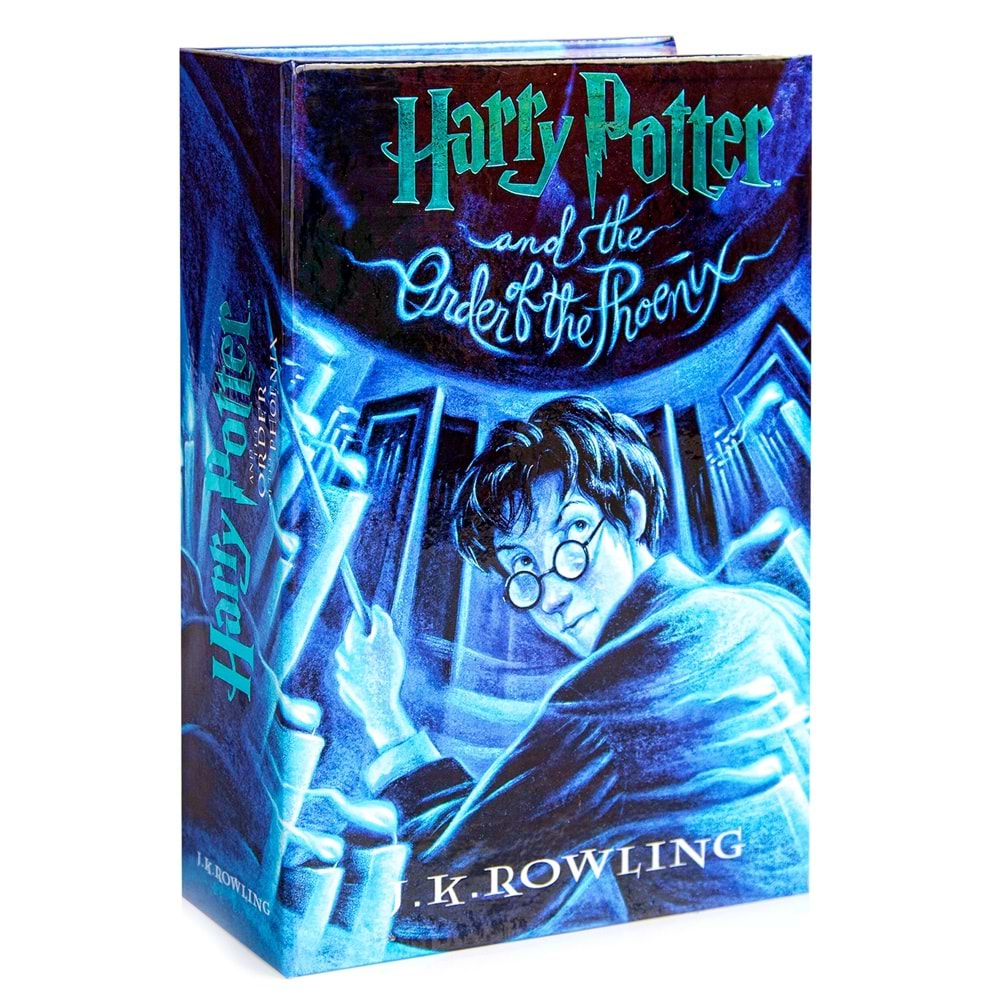 Kitap Görünümlü Kilitlenebilir Gizli Kasa Harry Potter Order of the Phoenix Zümrüdü Anka Yoldaşlığı Lisanslı