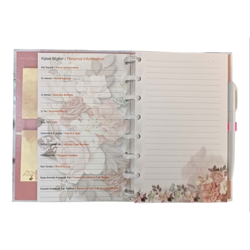 Notyaz A5 Kalemli Notebook XN-9848