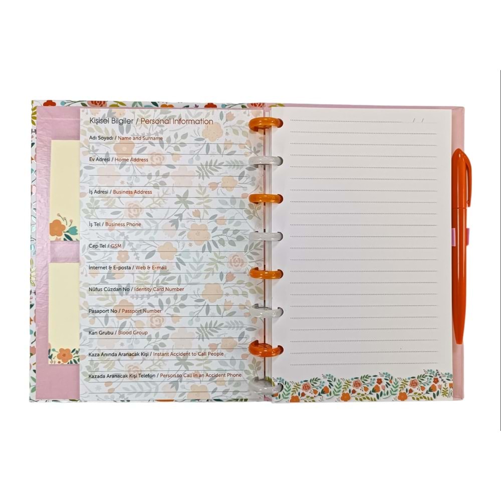 Notyaz A5 Kalemli Notebook XN-9855