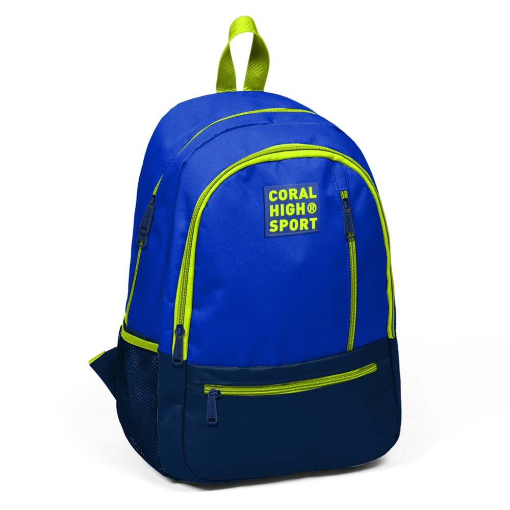 Coral High Sport Saks Lacivert Üç Bölmeli Sırt Çantası 23459