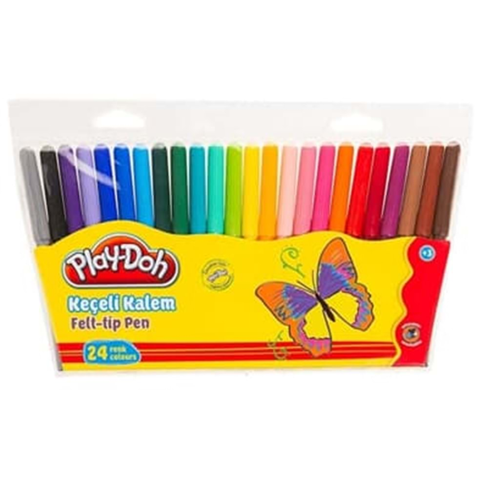 Play-Doh Keçeli Kalem 2 Mm. 24 Renk Pvc