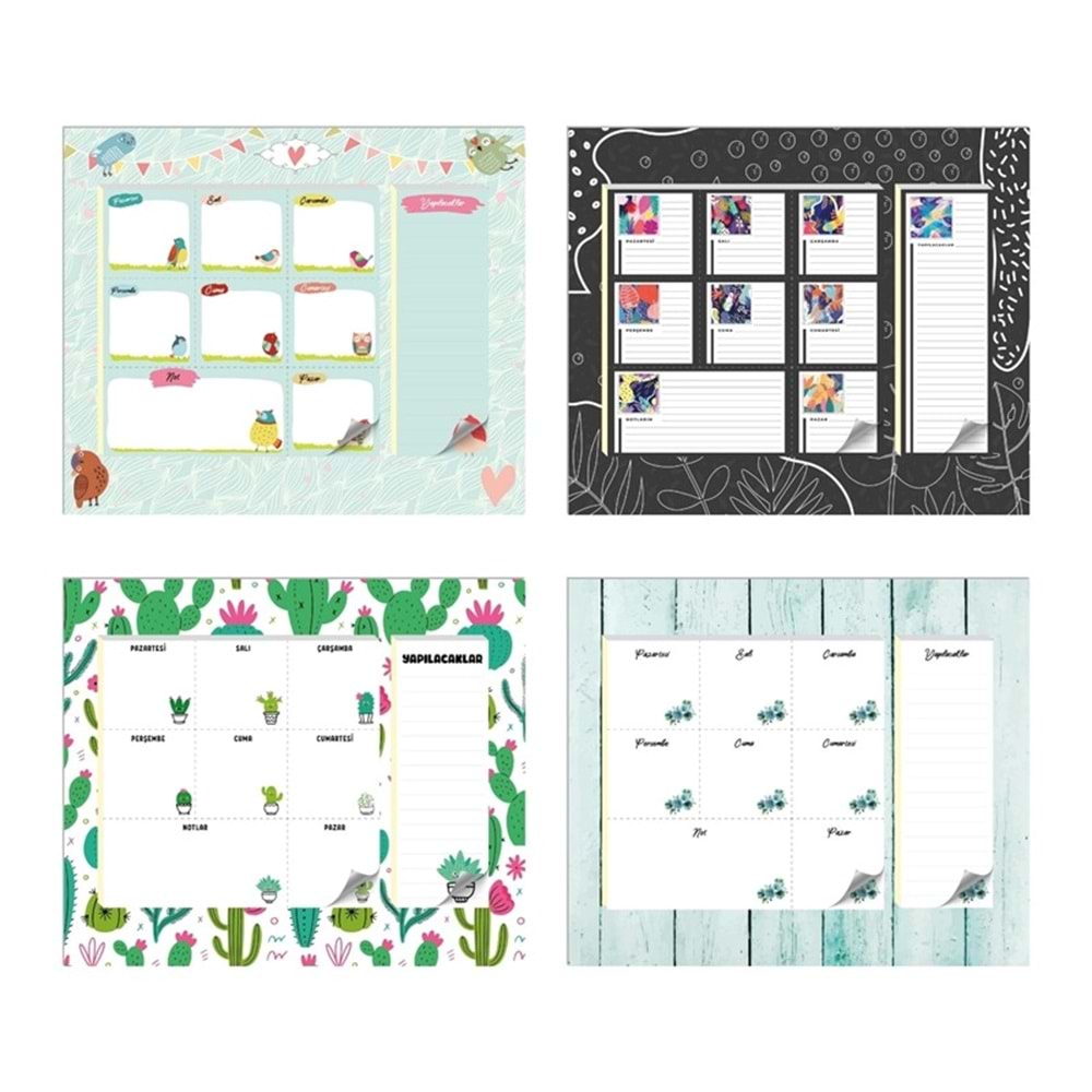 Lilamor Haftalık Planner 25x21 104 Syf.