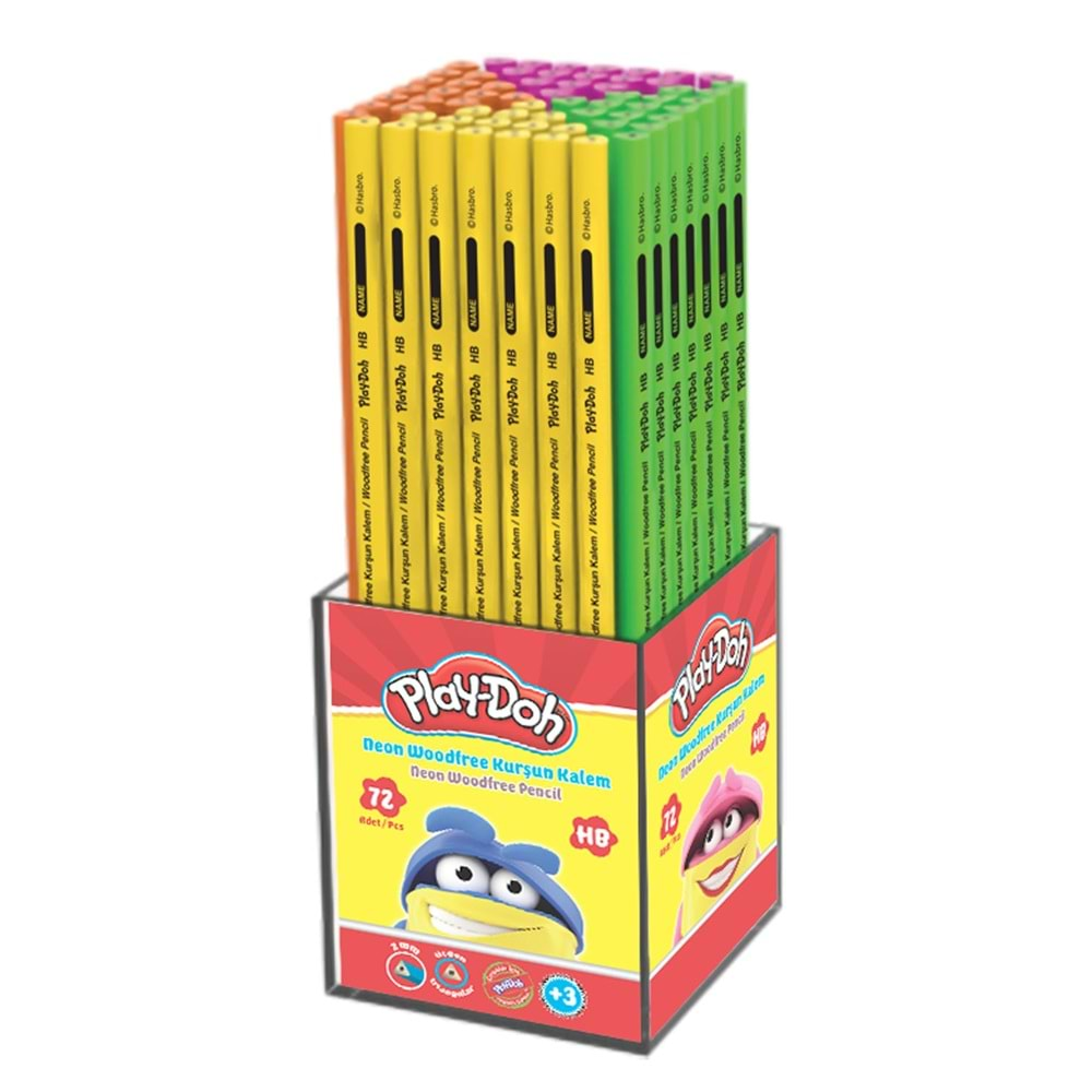 Play-Doh Woodfree Kurşun Kalem Neon HB