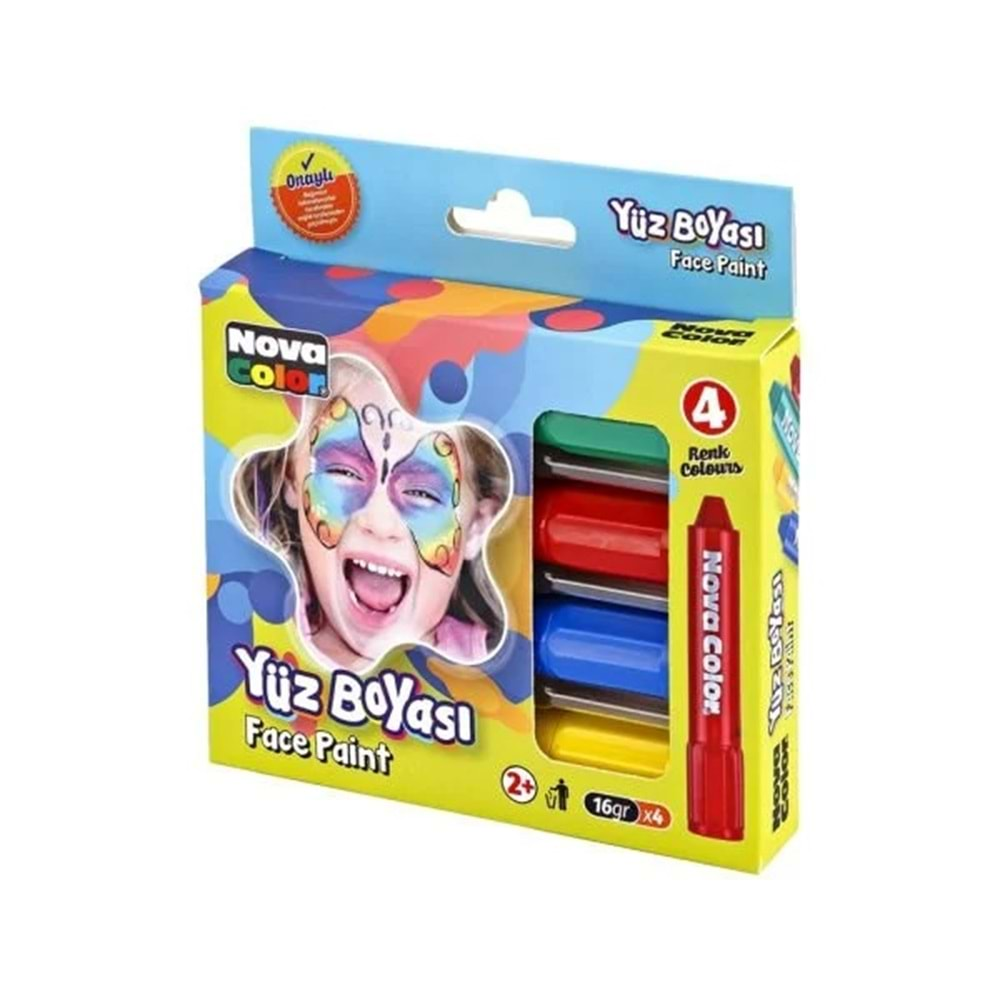 Nova Color Yüz Boyası 4 Lü