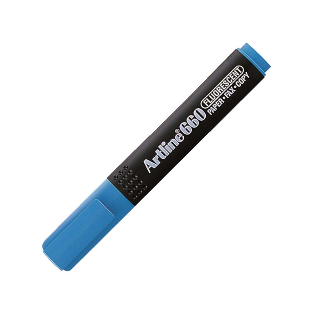 Artline 660 Fosforlu Kalem Mavi
