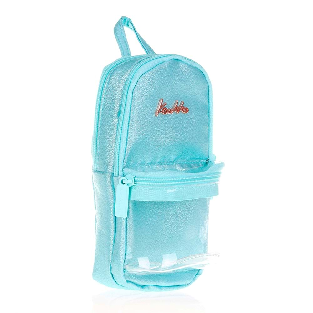 Kaukko Magical Junior Bag Kalem Çantası Transparent-Turkuaz K2501