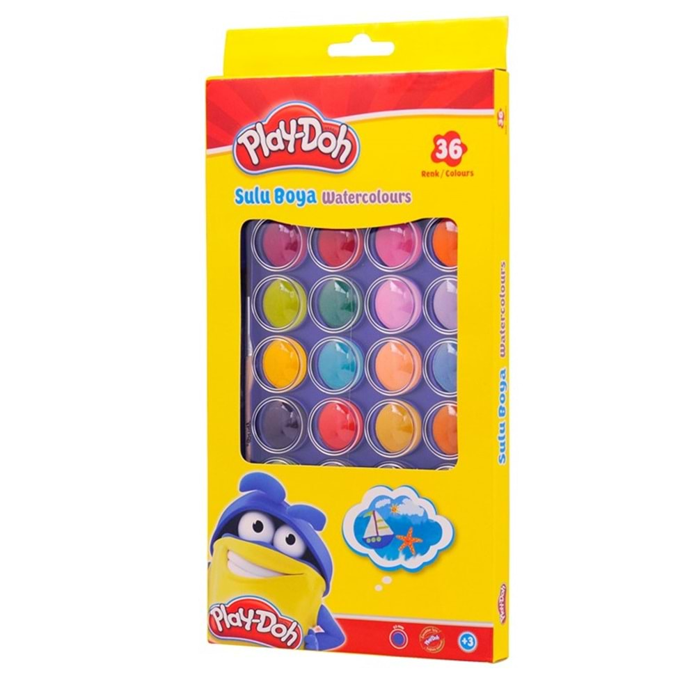 Play-Doh Suluboya 36 Renk 23 mm