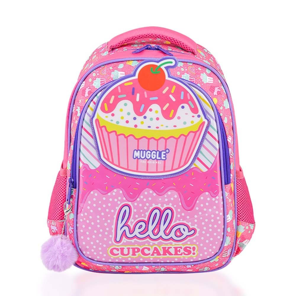 Muggle Cup Cake Sırt Çantası Pembe Mu-7051