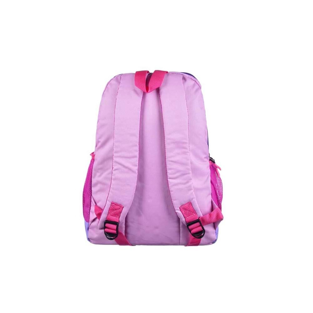 Bear & Deer School Çift Gözlü Sırt Çantası Pembe