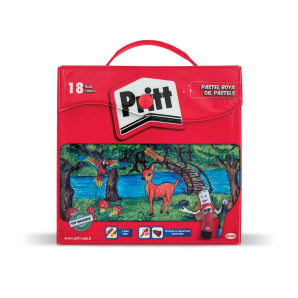 Pritt Pastel Boya Çantalı 18 Renk