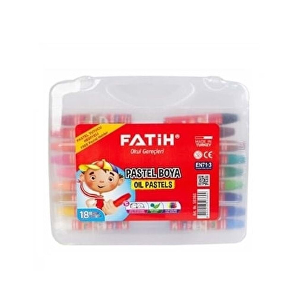 Fatih Pastel Boya 18 Renk King Size Çantalı