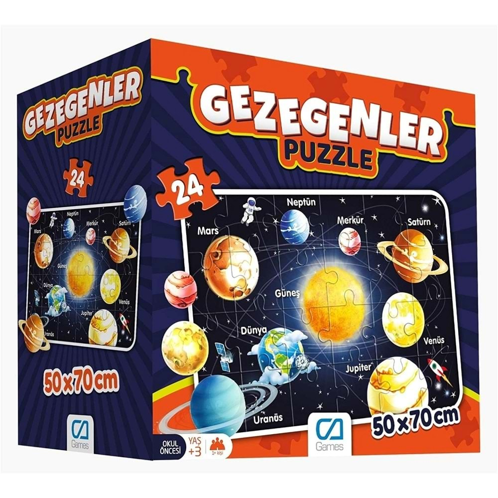 Ca Games Gezegenler 24 Parça Puzzle