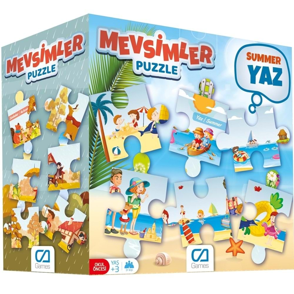 Ca Games Mevsimler 24 Parça Puzzle