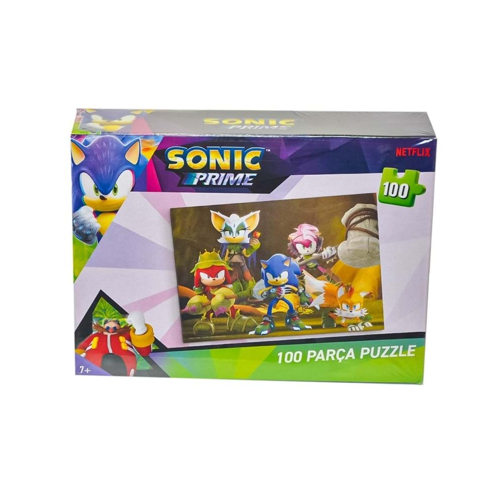 Sonic 100 Parça Puzzle