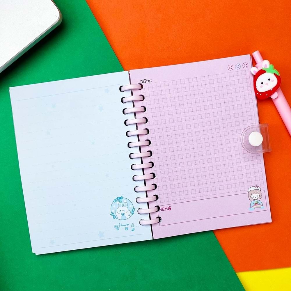 Sumikko Tasarımlı Günlük Defter Ve Kalem Set (BM-1089)