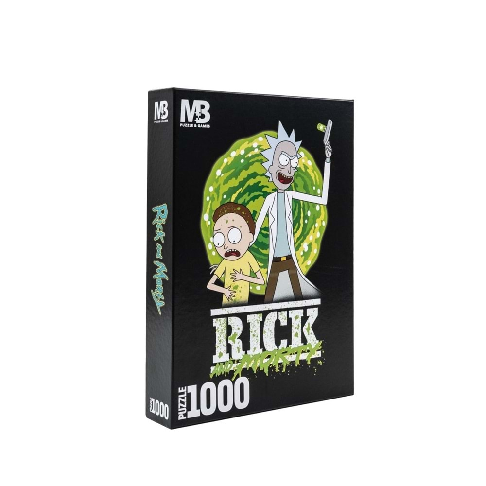 Rick-Morty Portal 1000 Parça Puzzle