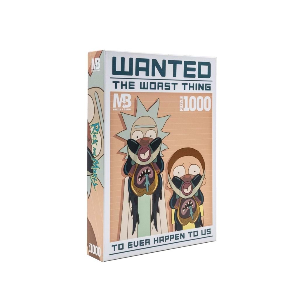 Rick-Morty Wanted The Worst Thing 1000 Parça Puzzle