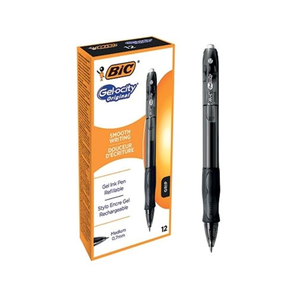 Bic Jel Tükenmez Kalem 0.7 mm Siyah