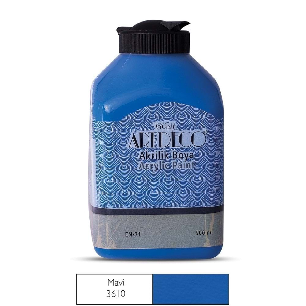 Artdeco Akrilik Boya 500 Ml Mavi 3610