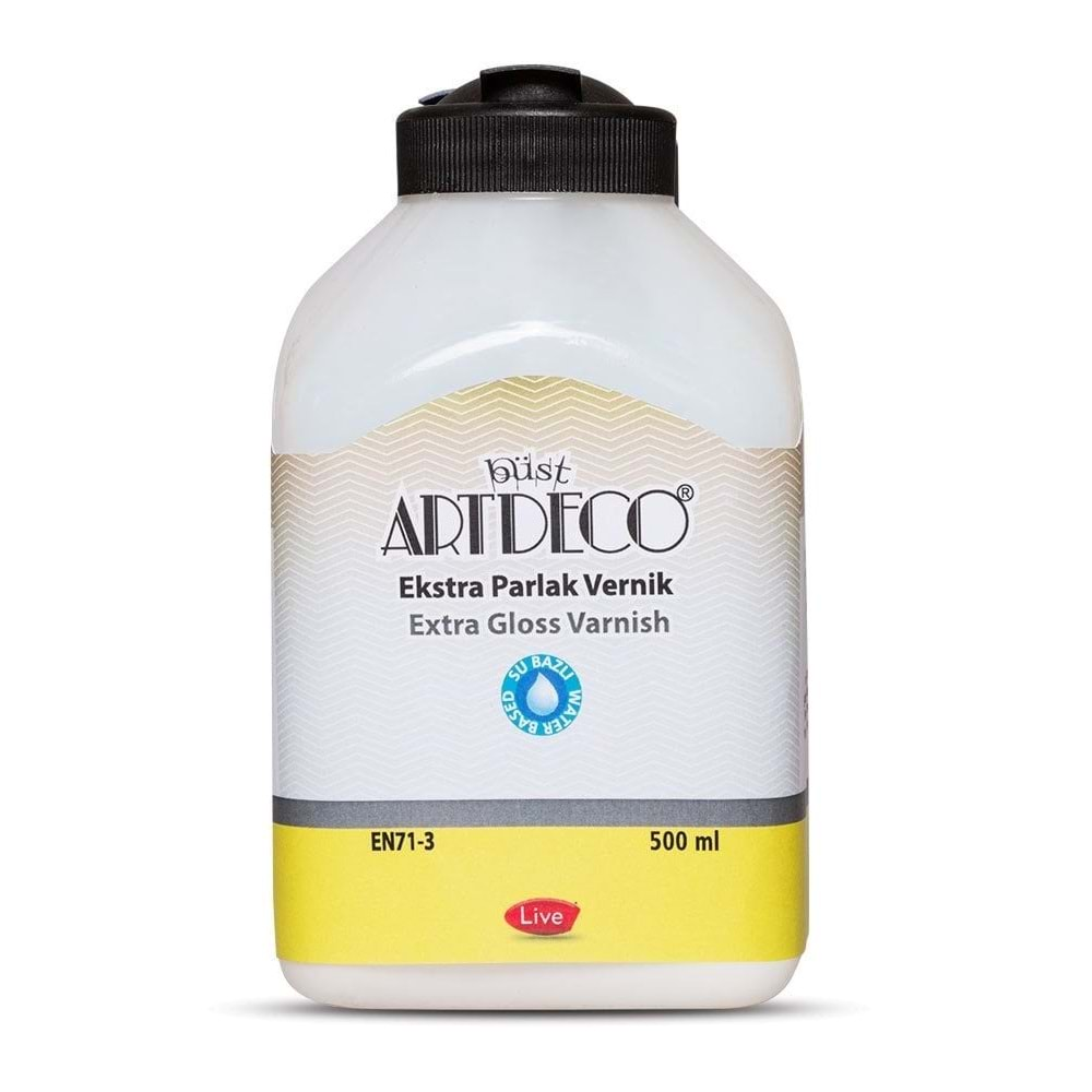 Artdeco Su Bazlı Vernik Ekstra Parlak 500 Ml