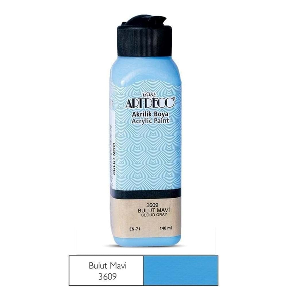 Artdeco Akrilik Boya Bulut Mavisi 140 ml 3609