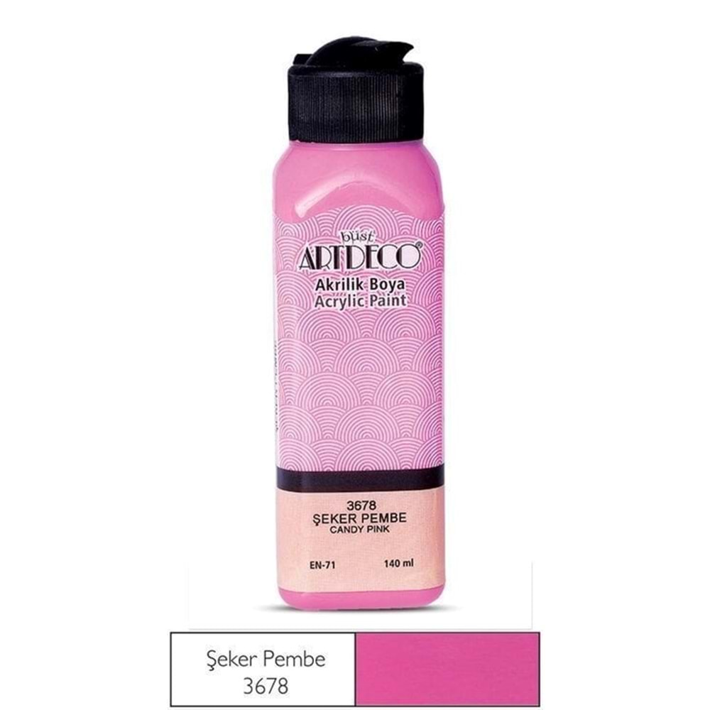 Artdeco Akrilik Boya Şeker Pembe 140 ml 3678