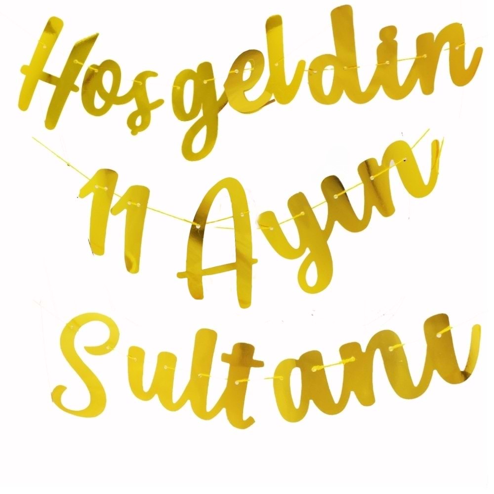Hoşgeldin 11 Ayın Sultanı Kaligrafi Banner
