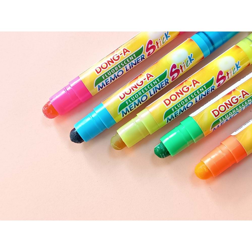 Memoliner Stick Fosforlu Kalem Karışık 1 Adet