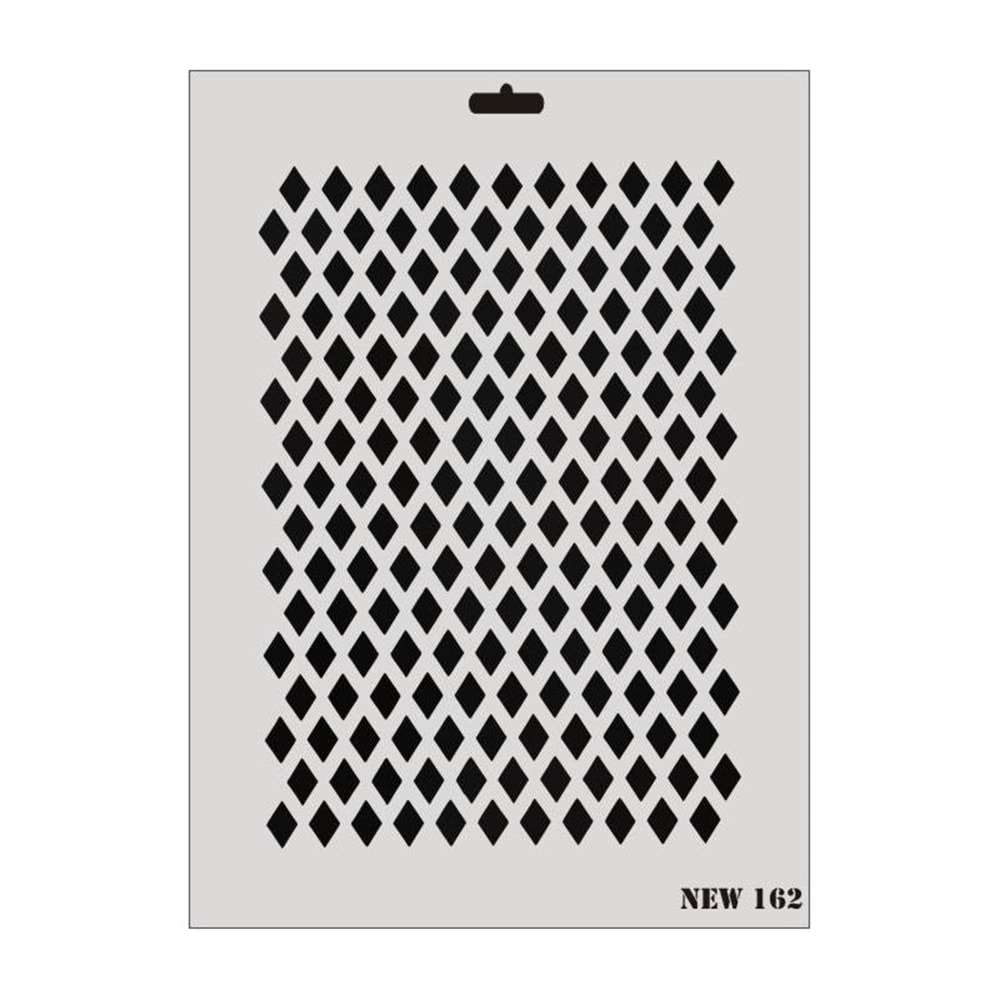 Rich New Seri N-162 Stencil 35x25cm