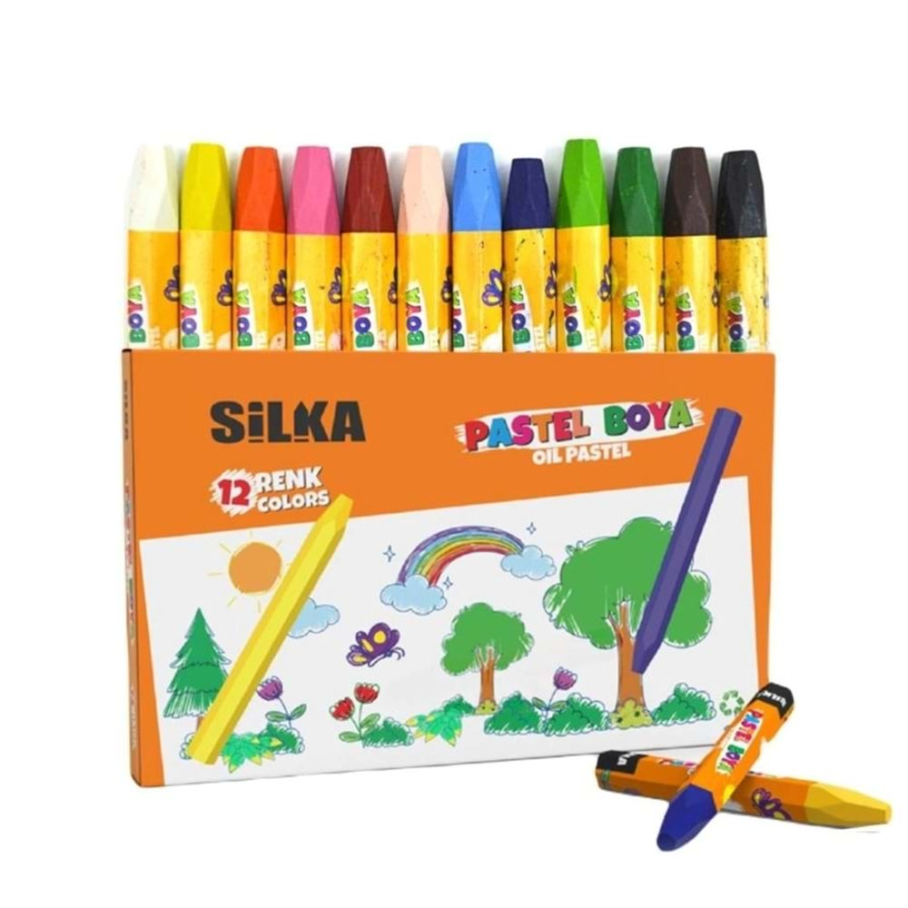 Silka Pastel Boya 12 Renk