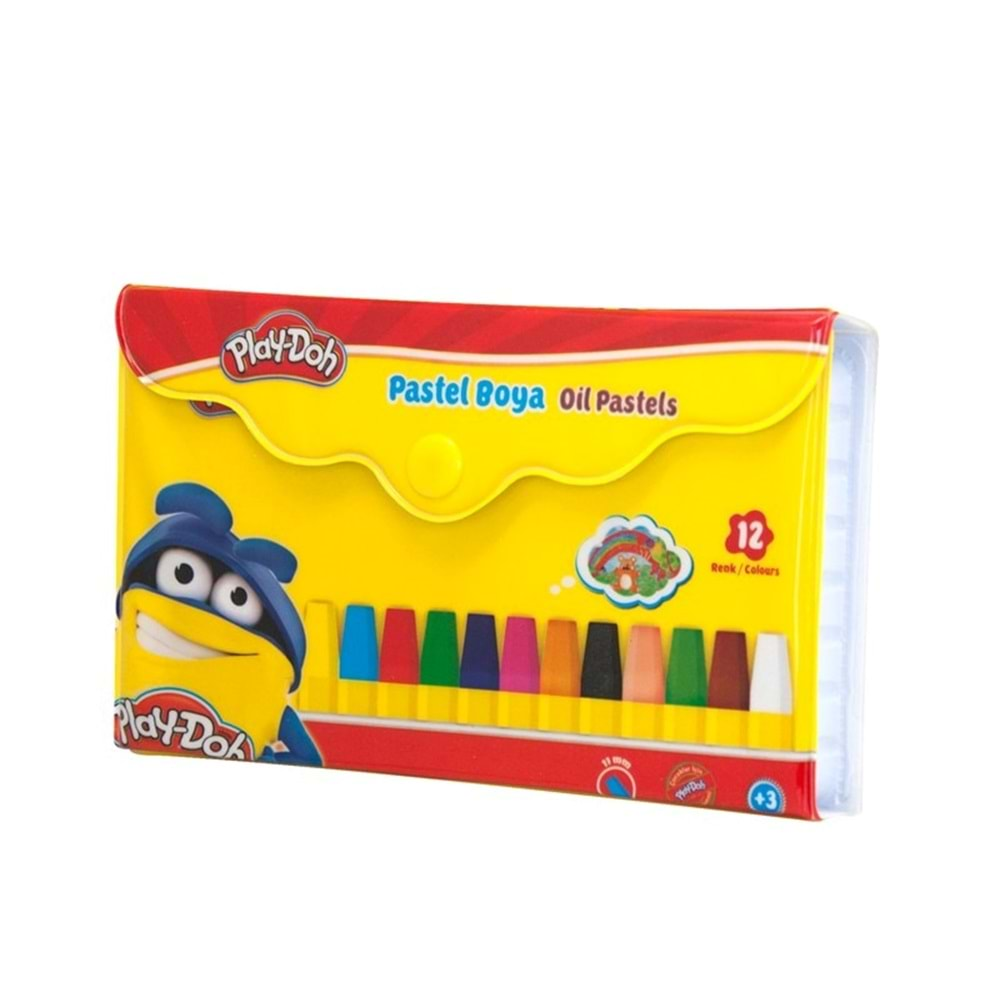 Play-Doh Pastel Boya Çantalı 12 Renk