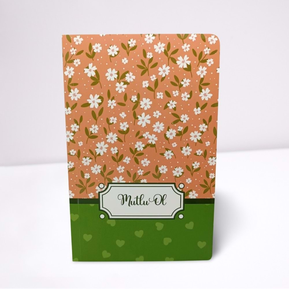 Lilamor Flower Defter 12,5x19,5 cm 112 Syf.