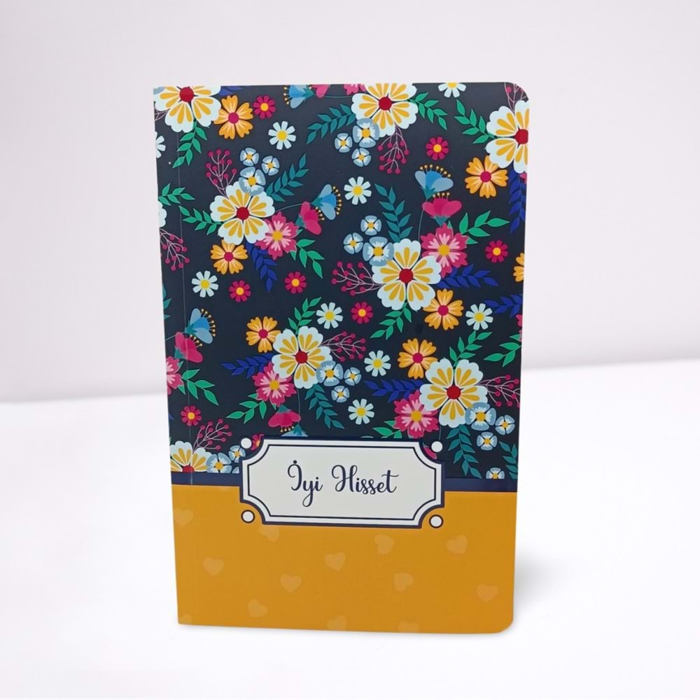 Lilamor Flower Defter 12,5x19,5 cm 112 Syf.