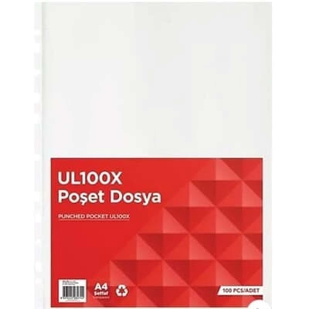 Norex Poşet Dosya 100 Lü UL100X