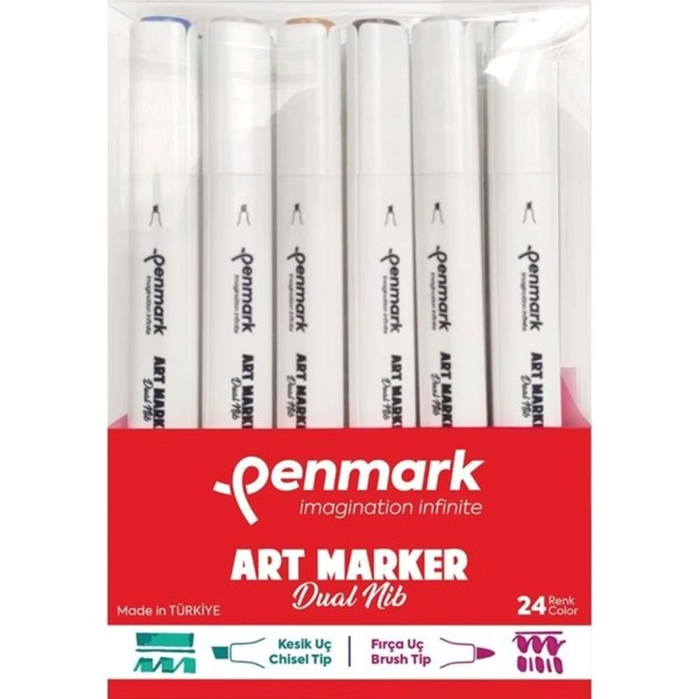 Penmark Markers Art Brush Kalem 24 Lü Set