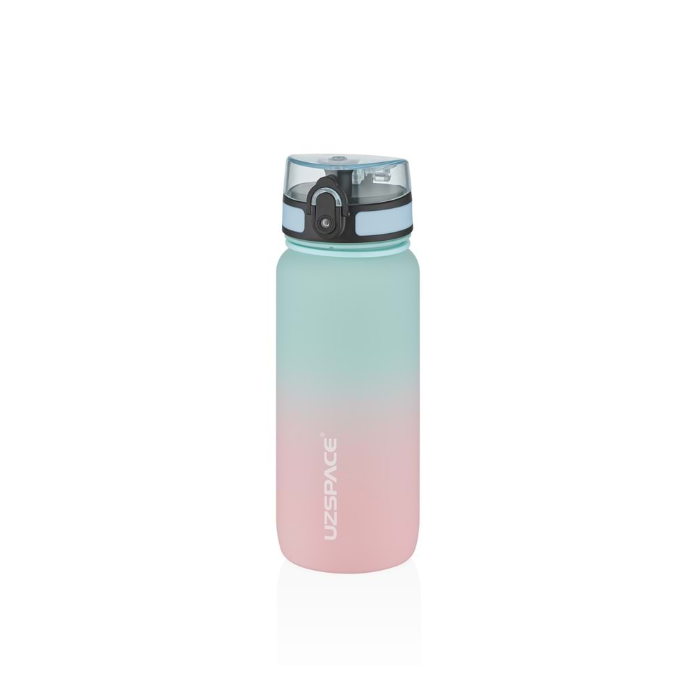 Uzspace Tritan 650 ml Matara Mint-Pembe 3037