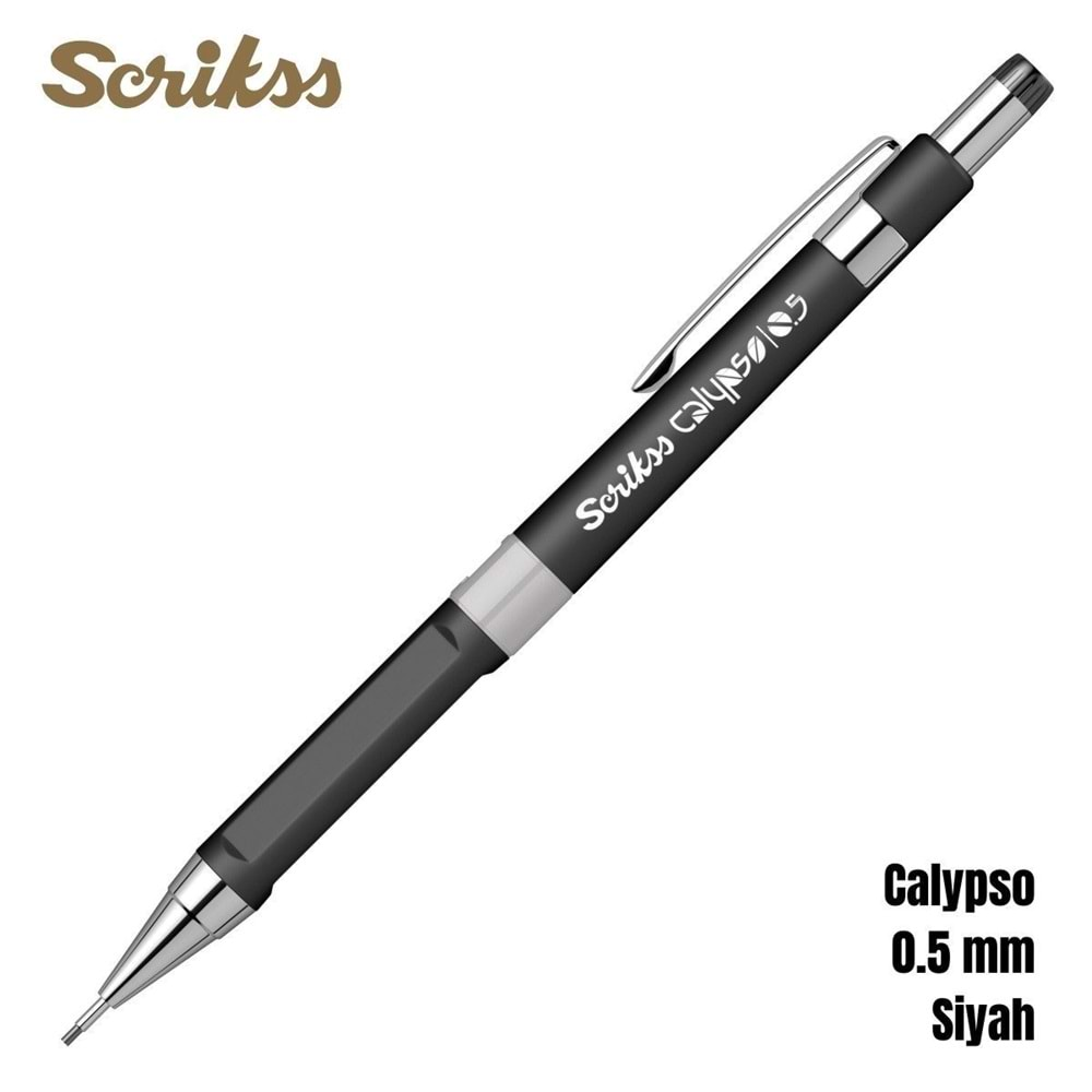 Scrikss Calypso Color Versatil Uçlu Kalem Siyah 0.5 Mm