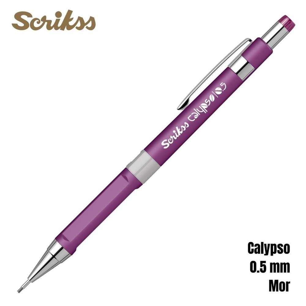 Scrikss Calypso Color Versatil Uçlu Kalem Mor 0.5 Mm