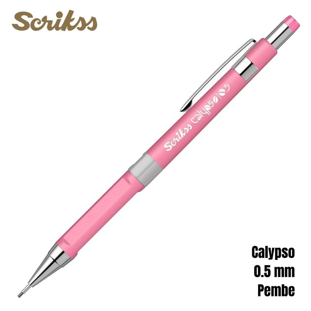 Scrikss Calypso Color Versatil Uçlu Kalem Pembe 0.5 Mm