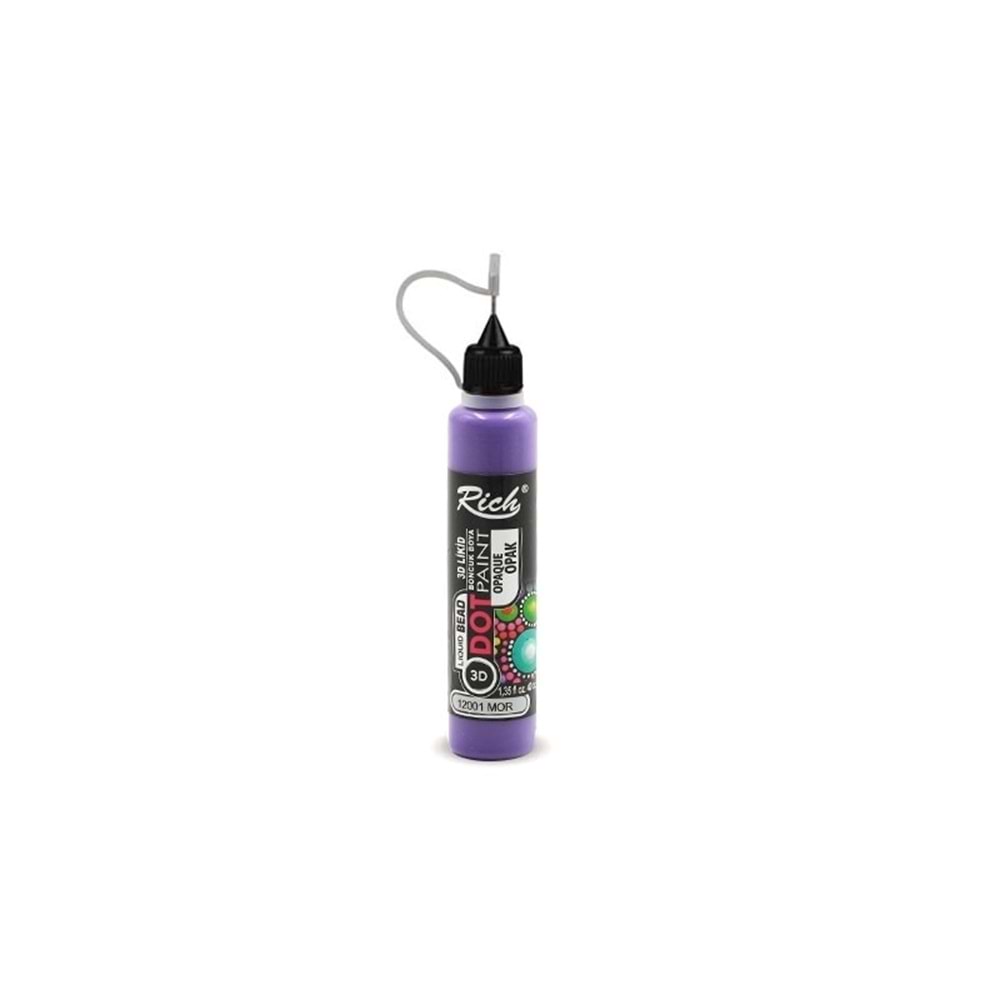 Rich Dot Mandala 3D Boncuk Boyası MOR 12001
