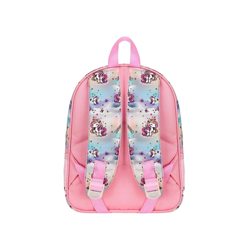Waddell Pembe Unicorn Desenli Anaokulu Sırt Çantası 25502