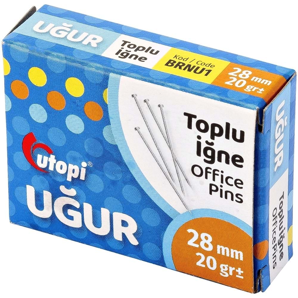Uğur Toplu İğne 28 mm 20 Gr.