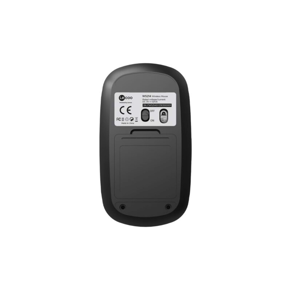 Lenova Lecoo Kablosuz Mouse Sessiz Usb Gri WS214
