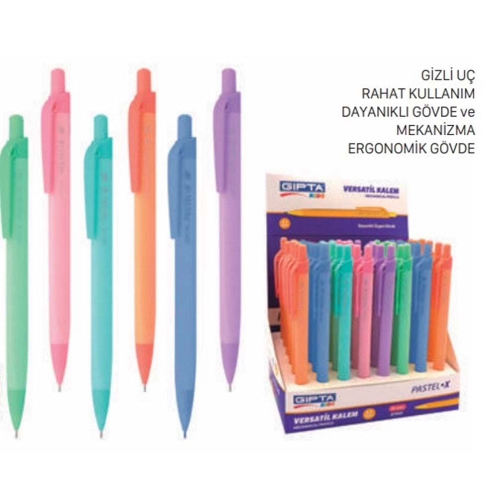Gıpta Pastel Üçgen Versatil Kalem 0.9 mm K1942