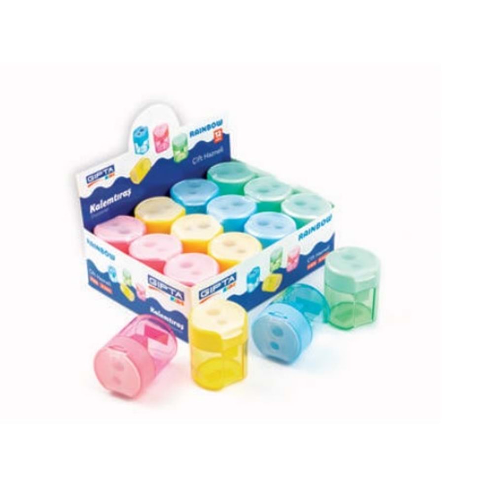 Gıpta Kids Rainbow Hazneli Kalemtraş K1506