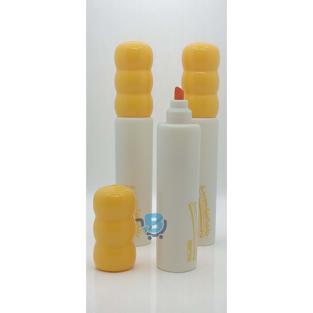 Gıpta Lumistick Shiny Pastel Sarı Fosforlu Kalem K1716
