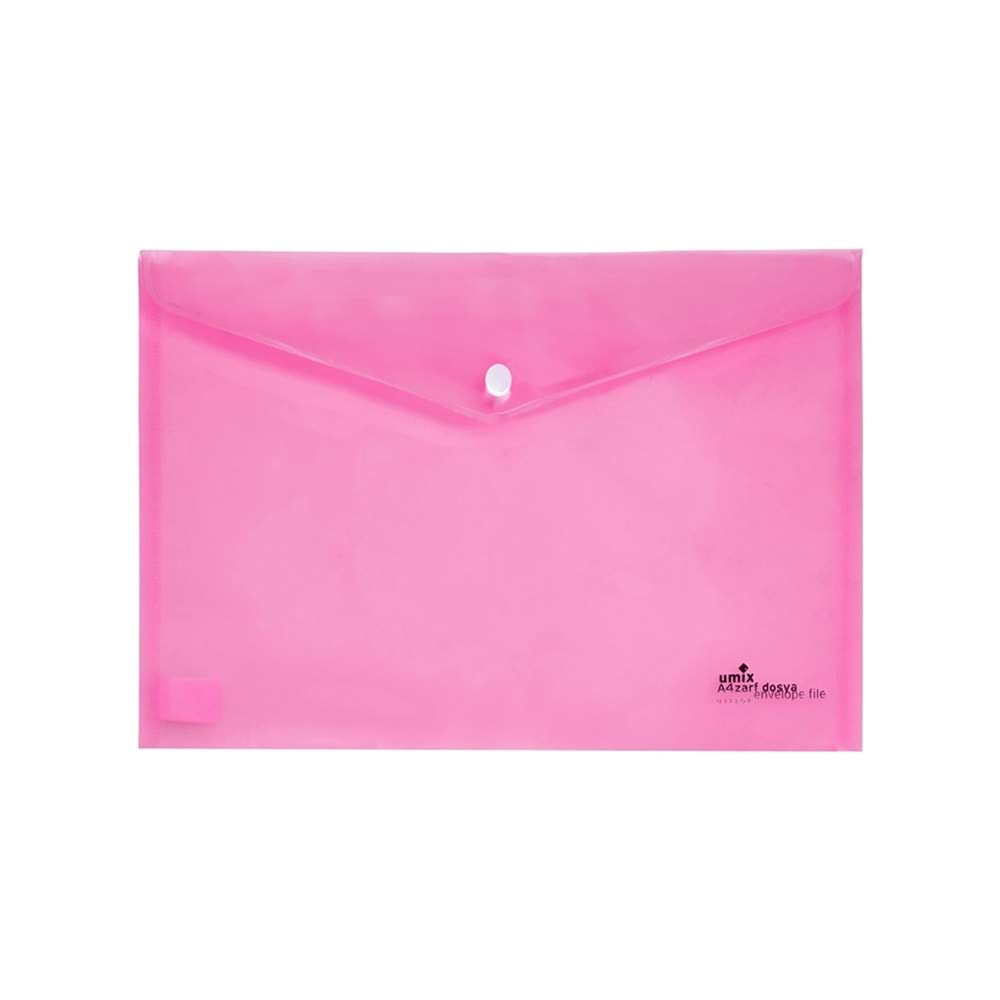 Umix Çıtçıtlı Dosya A4 Neon Pembe Eko
