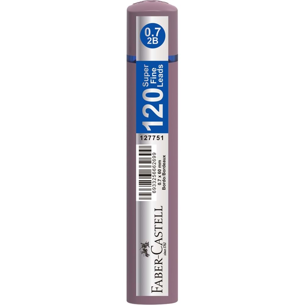 Faber-Castell Grip Min Bordo 0.7 mm 120 Li