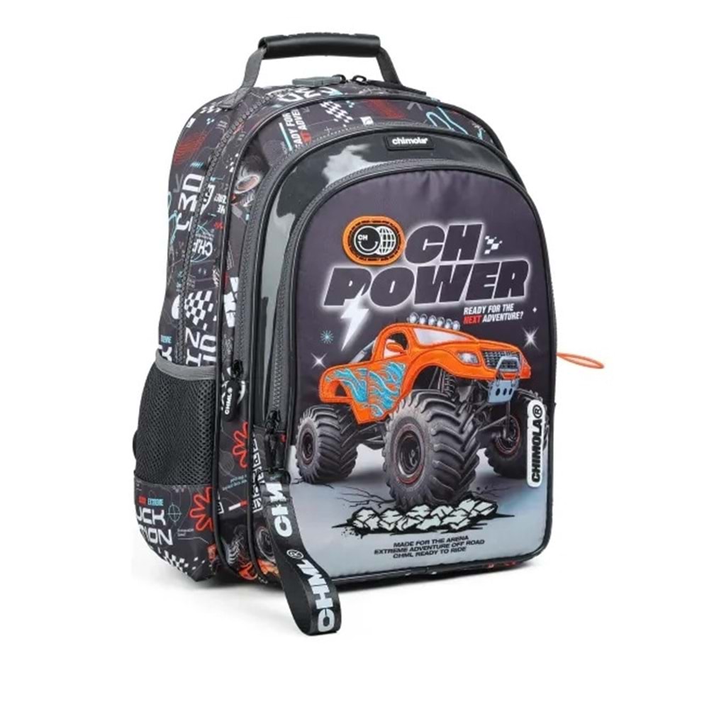 Chimola Power Black Okul Çantası 16