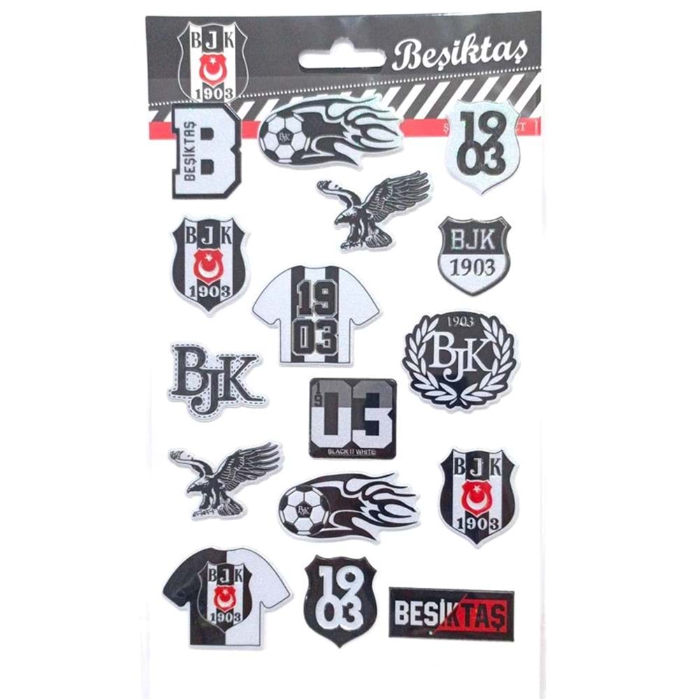 Beşiktaş Şekilli Etiket 586217